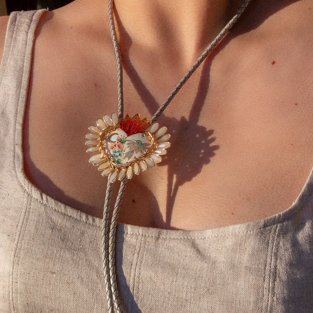 Corazón Bolo Tie