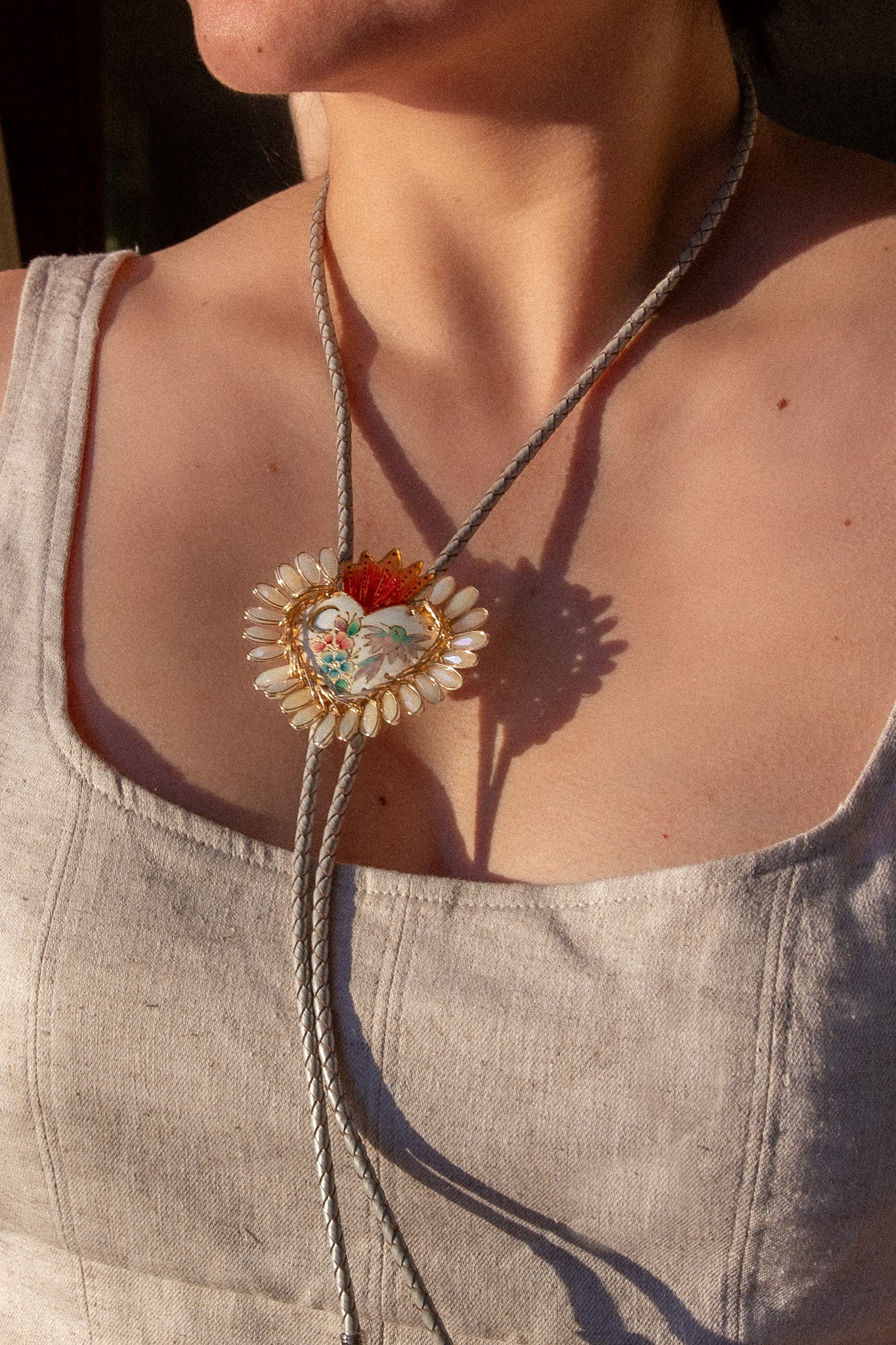 Corazón Bolo Tie