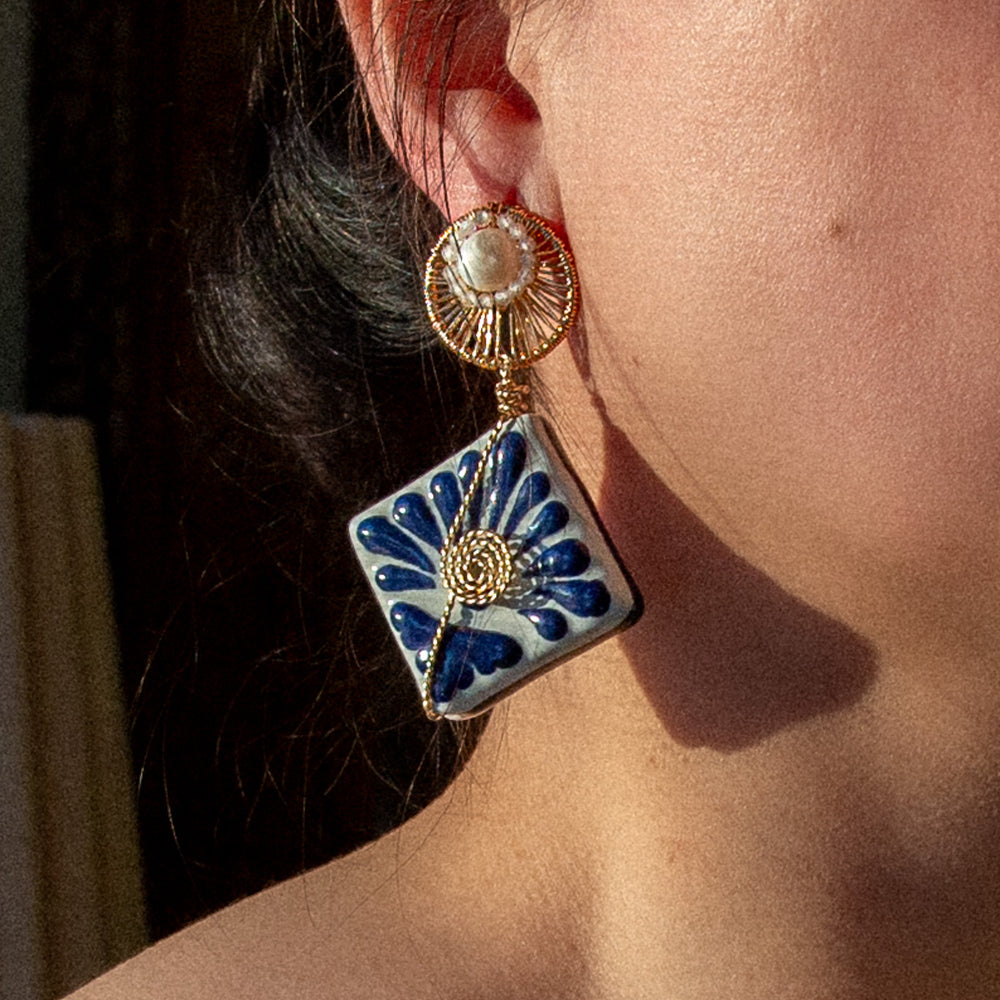 Talavera Drop Earrings