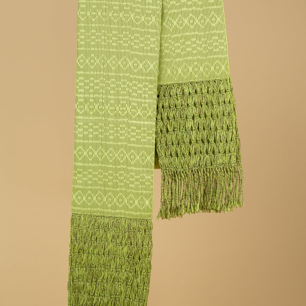 Large Rebozo - Chartreuse