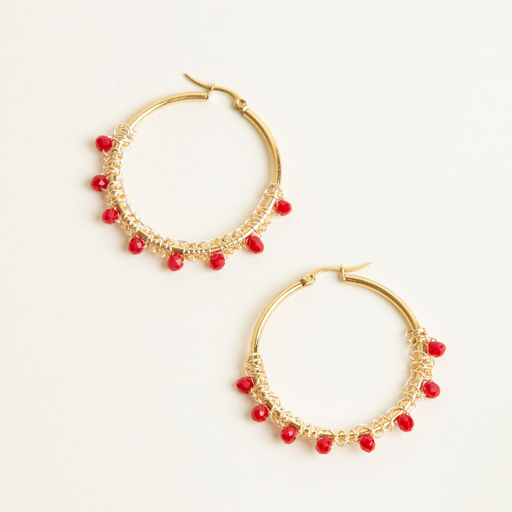 Rubí Hoop Earrings