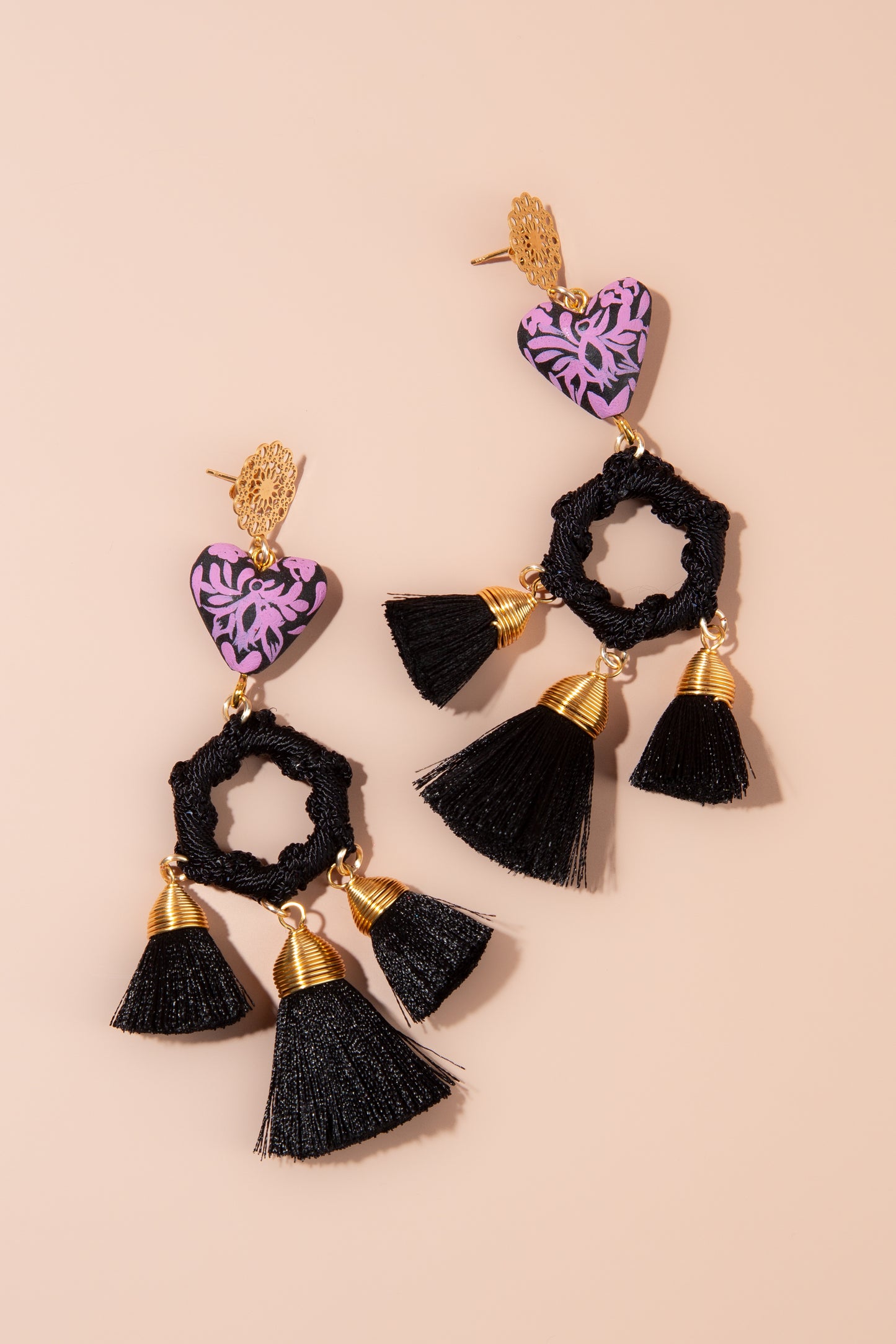 'Lilia' Copal Drop Earrings