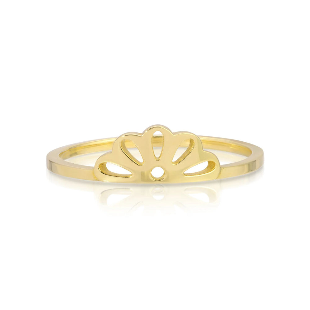 
                      
                        Papel Picado Flower 14K Ring
                      
                    