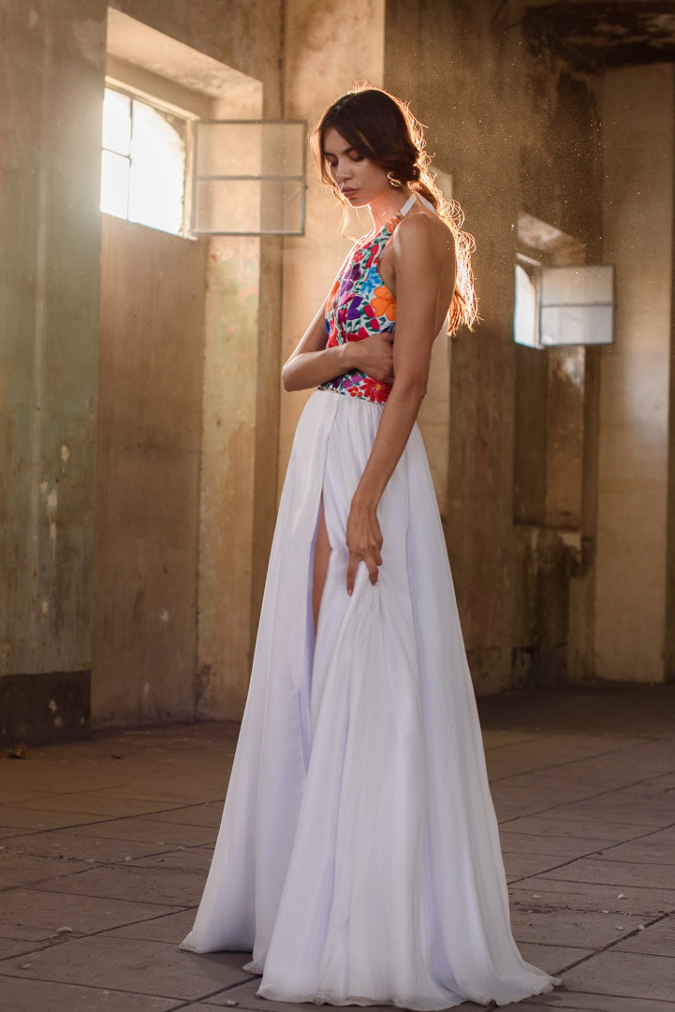 Pre-Order: Color Ruffles Dress – Cadena Collective