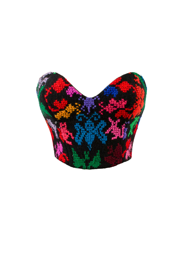 Puebla Embroidered Corset